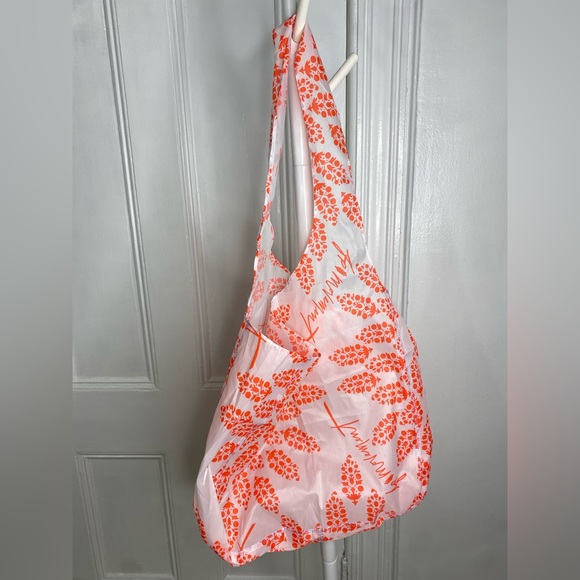 NWOT FREE PEOPLE Movement Orange and White Tote Bag - Picture 2 of 3